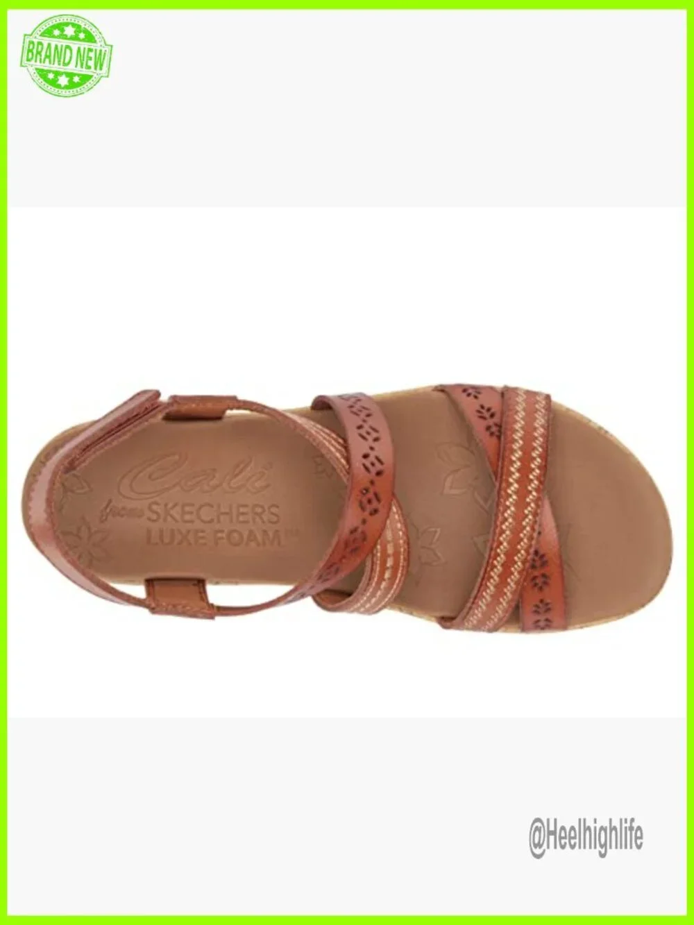 Women's Wedge Sandals with Adjustable Strap, Vegan Materials, 2.25-Inch Heel